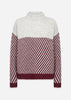 SC-NESSIE STRIPE 71 Pullover Bordeaux