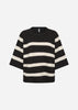 SC-ORLEAN STRIPE 5 Pullover Svart
