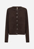 SC-ORLEAN 2 Cardigan Mörk plommon