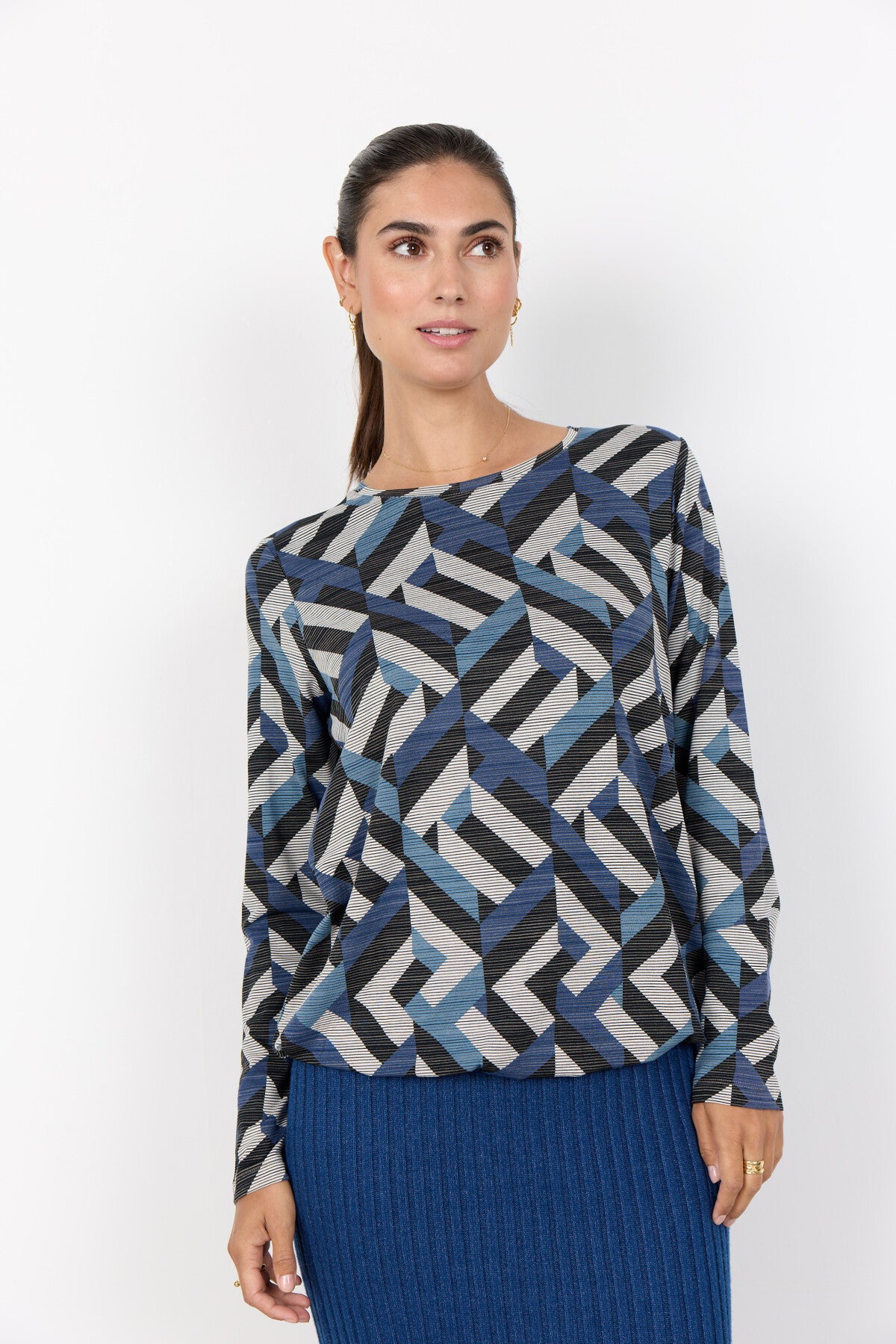 SC-GALINA 64 Blus mörkblå