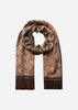 SC-HOSNA AOP 1 Scarf Mörk plommon