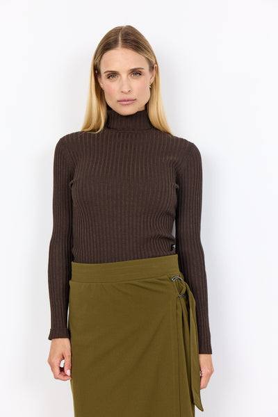 SC-DOLLIE 483 Pullover Mörkbrun