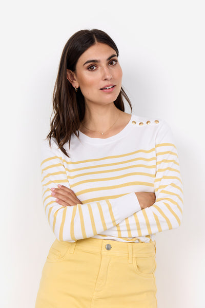 SC-DOLLIE STRIPE 783 Pullover Gul