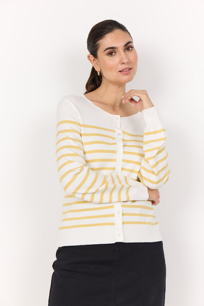 SC-DOLLIE STRIPE 784 Cardigan Gul