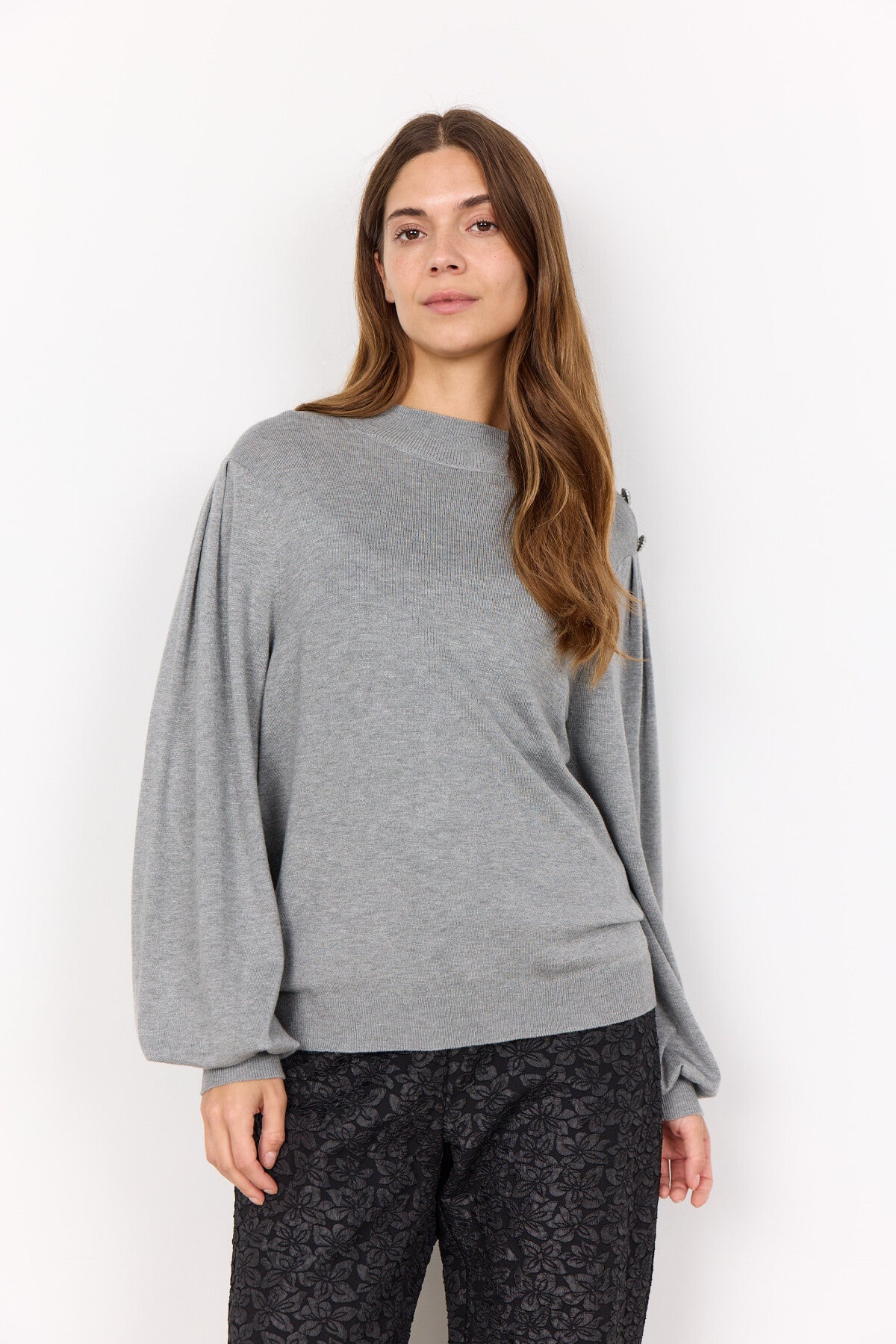 SC-DOLLIE 745 Pullover Grå