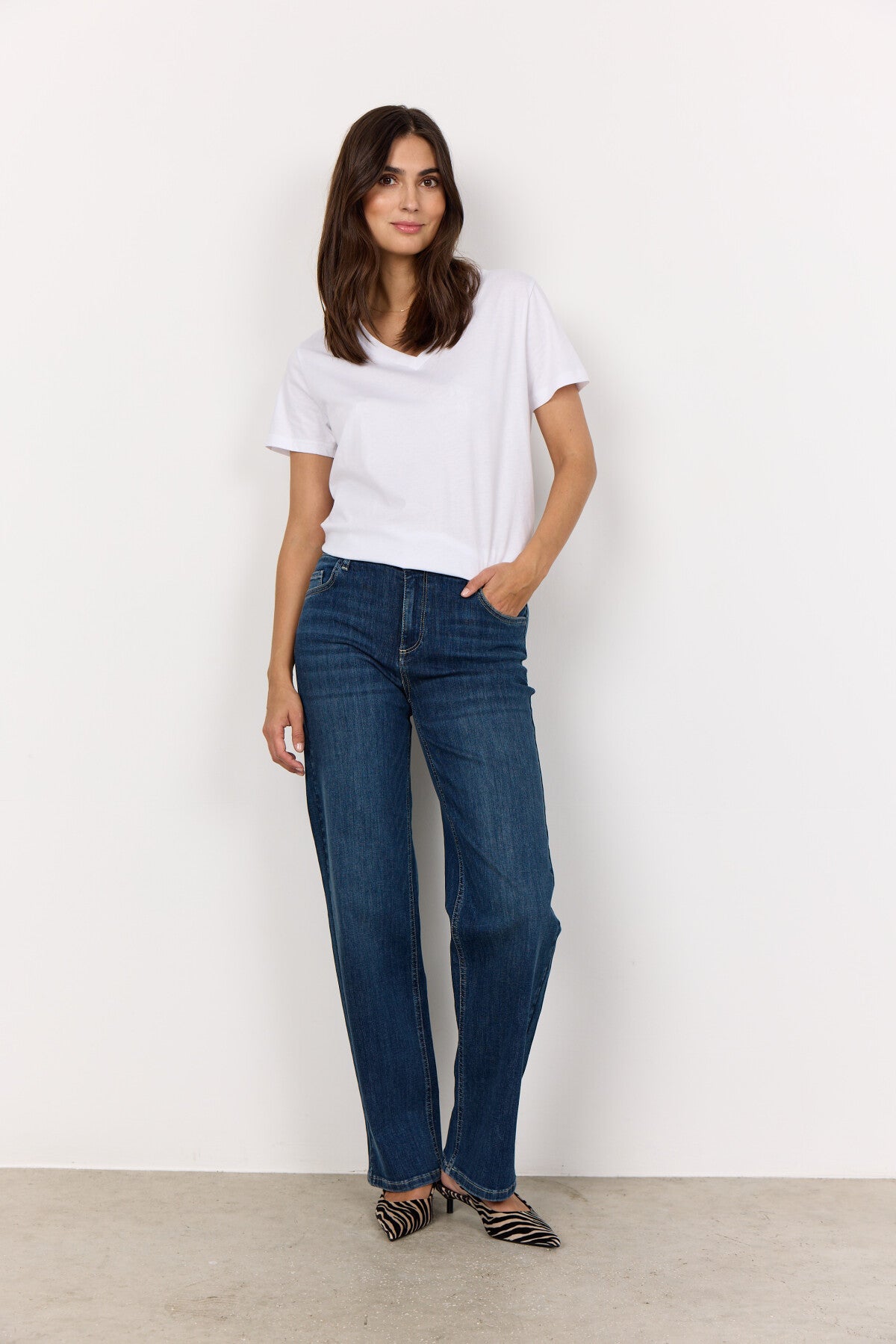 SC-KIMBERLY 34-B Jeans mörkblå