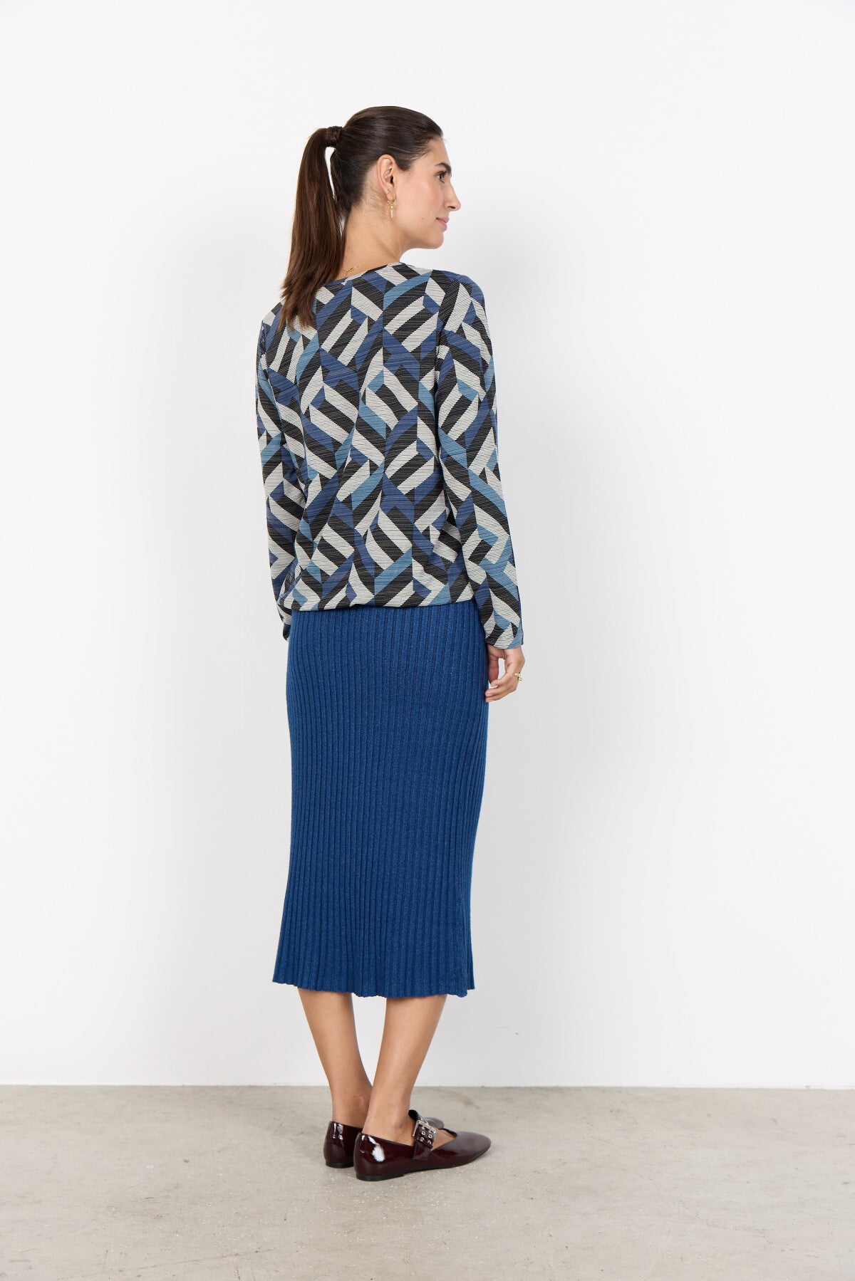 SC-GALINA 64 Blus mörkblå