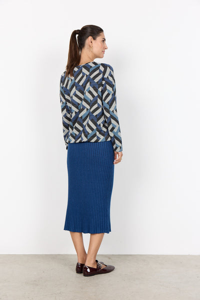 SC-GALINA 64 Blus mörkblå