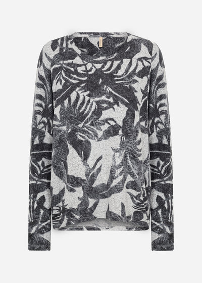 SC-BIARA AOP 152 Blus Ljusgrått