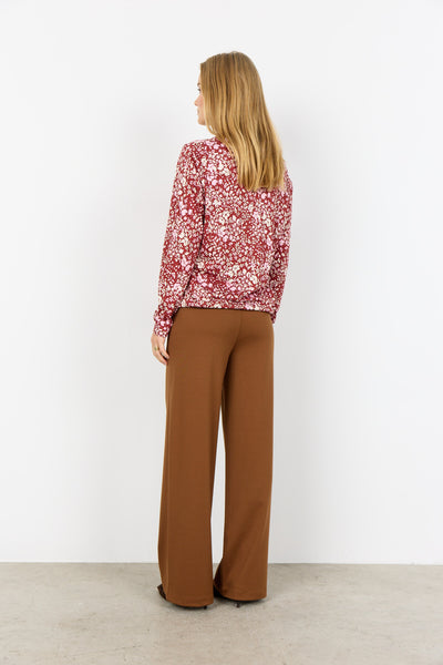 SC-FELICITY AOP 532 Blus Rubinröd