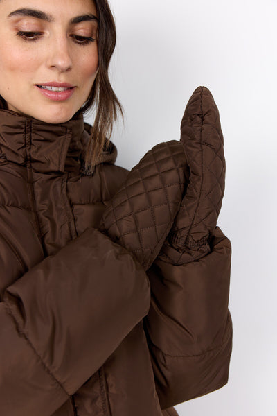 SC-NINA 16 Handske Mörkbrun