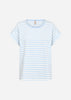 SC-RINA STRIPE 18 T-shirt Ljusblå