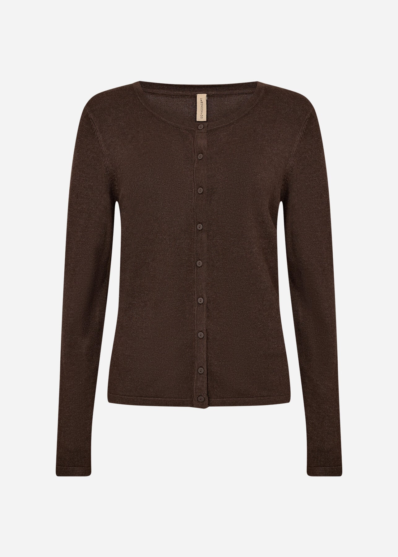 SC-DOLLIE 446 Cardigan Mörkbrun