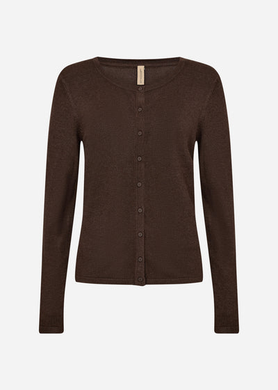 SC-DOLLIE 446 Cardigan Mörkbrun