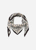 SC-HANSINA AOP 1 Scarf Mörk plommon