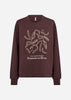 SC-BANU 317 Sweatshirt Mörk plommon