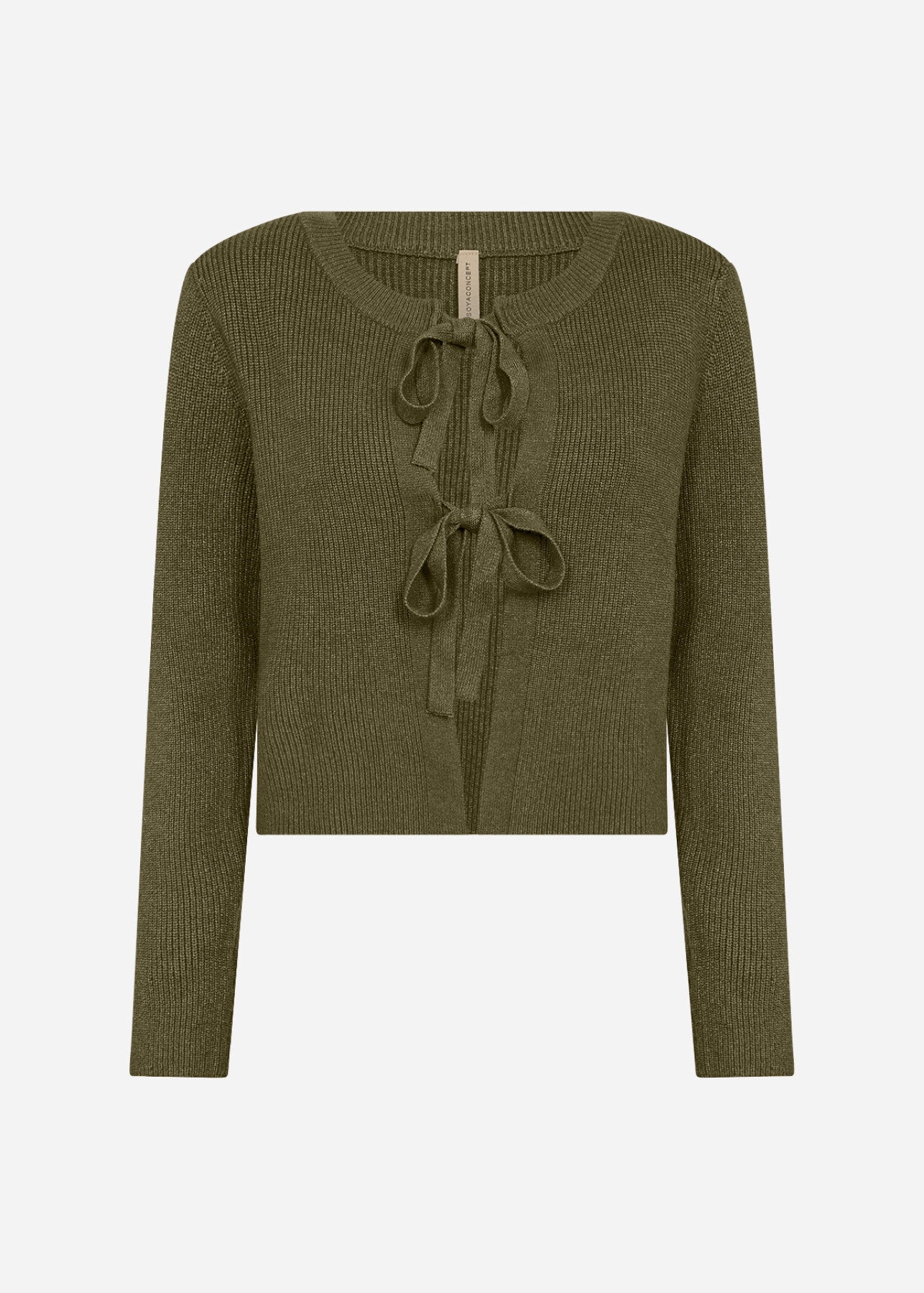 SC-KANITA 26 Cardigan Mörkgrön