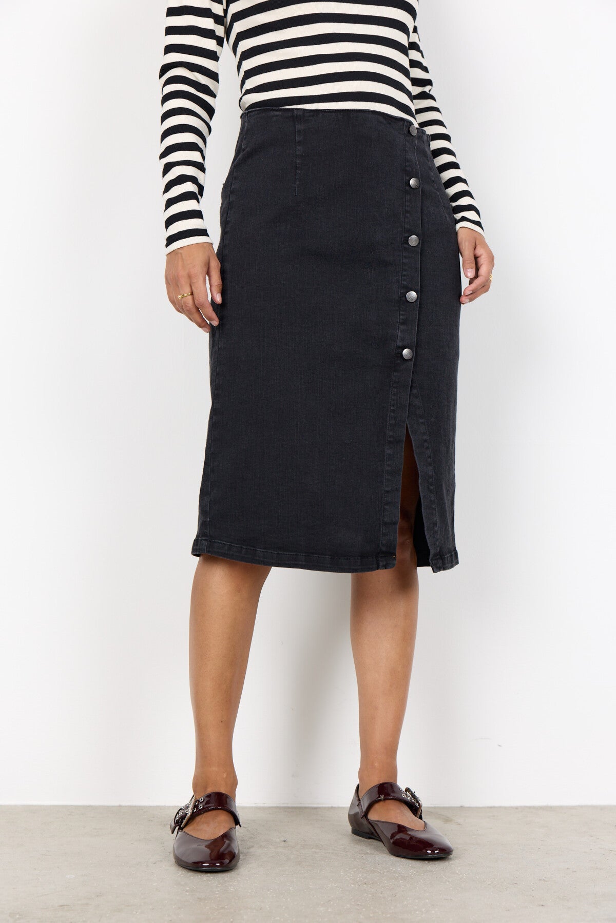 SC-KIMBERLY 33 Kjol Mörkgrå