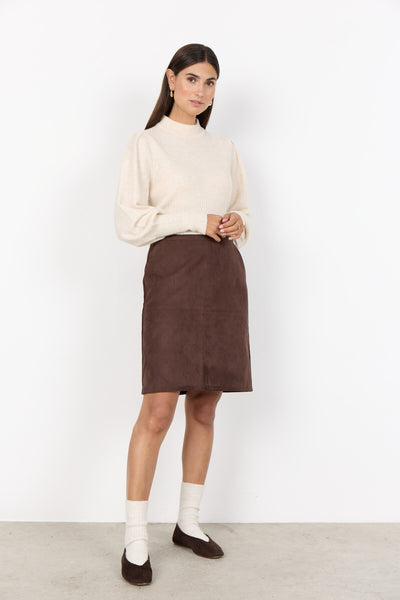 SC-VESNA 3 Kjol Mörkbrun