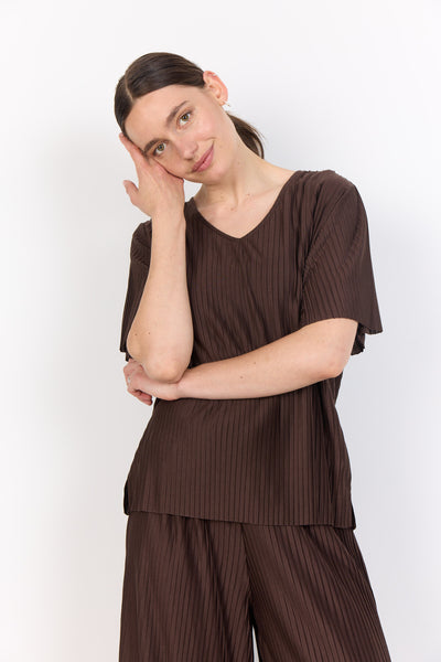 SC-KIRIT 19 Blus Mörkbrun