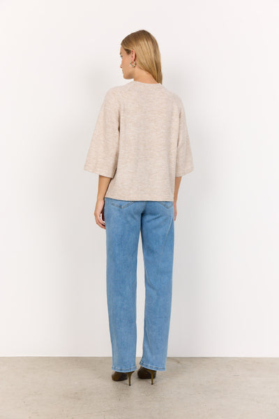 SC-ORLEAN 1 Pullover Ljus sand