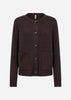 SC-KANITA 38 Cardigan Mörk plommon