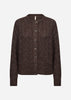 SC-HEIDA 2 Cardigan Mörk plommon