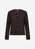SC-VIOLETTA 5 Cardigan Mörk plommon