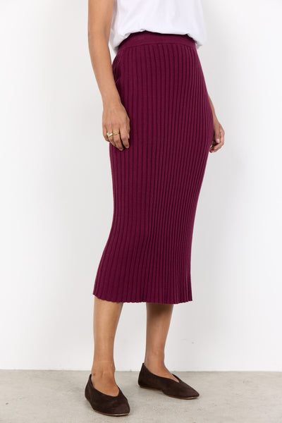 SC-KANITA 23 Kjol Bordeaux