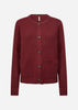 SC-KANITA 38 Cardigan Rubinröd