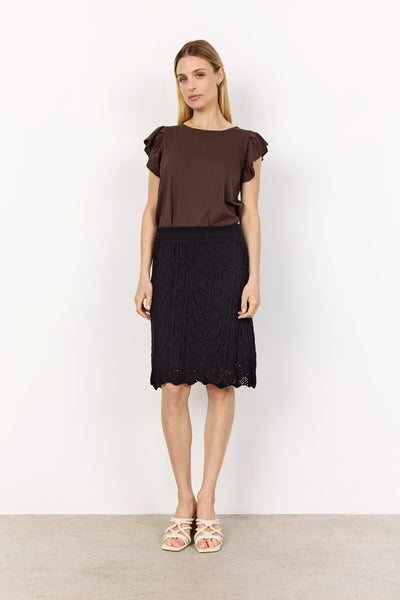 SC-DERBY 52 T-shirt Mörkbrun