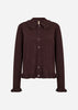 SC-HELDA 3 Cardigan Mörk plommon