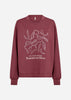 SC-BANU 317 Sweatshirt Mörkröd