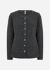 SC-HERLA 10 Cardigan Mörkgrå