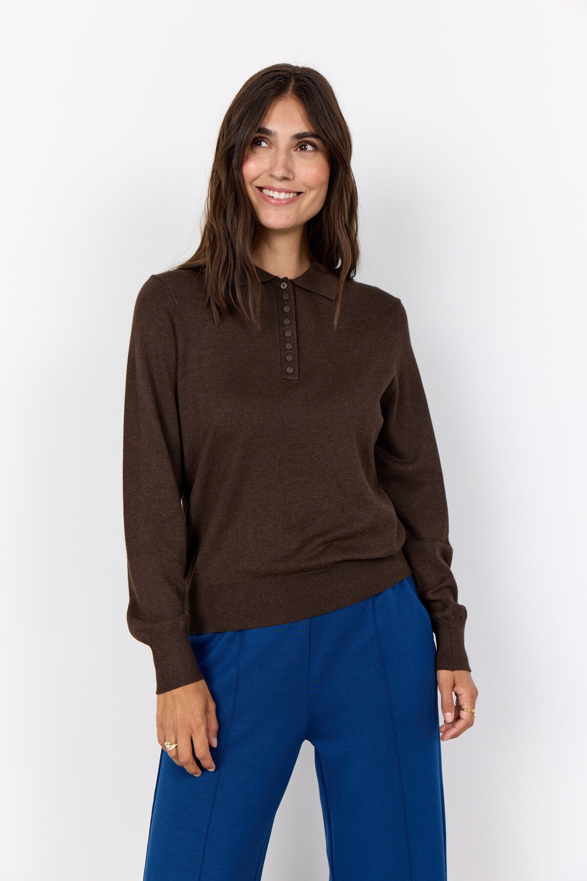 SC-DOLLIE 799 Pullover Mörkbrun
