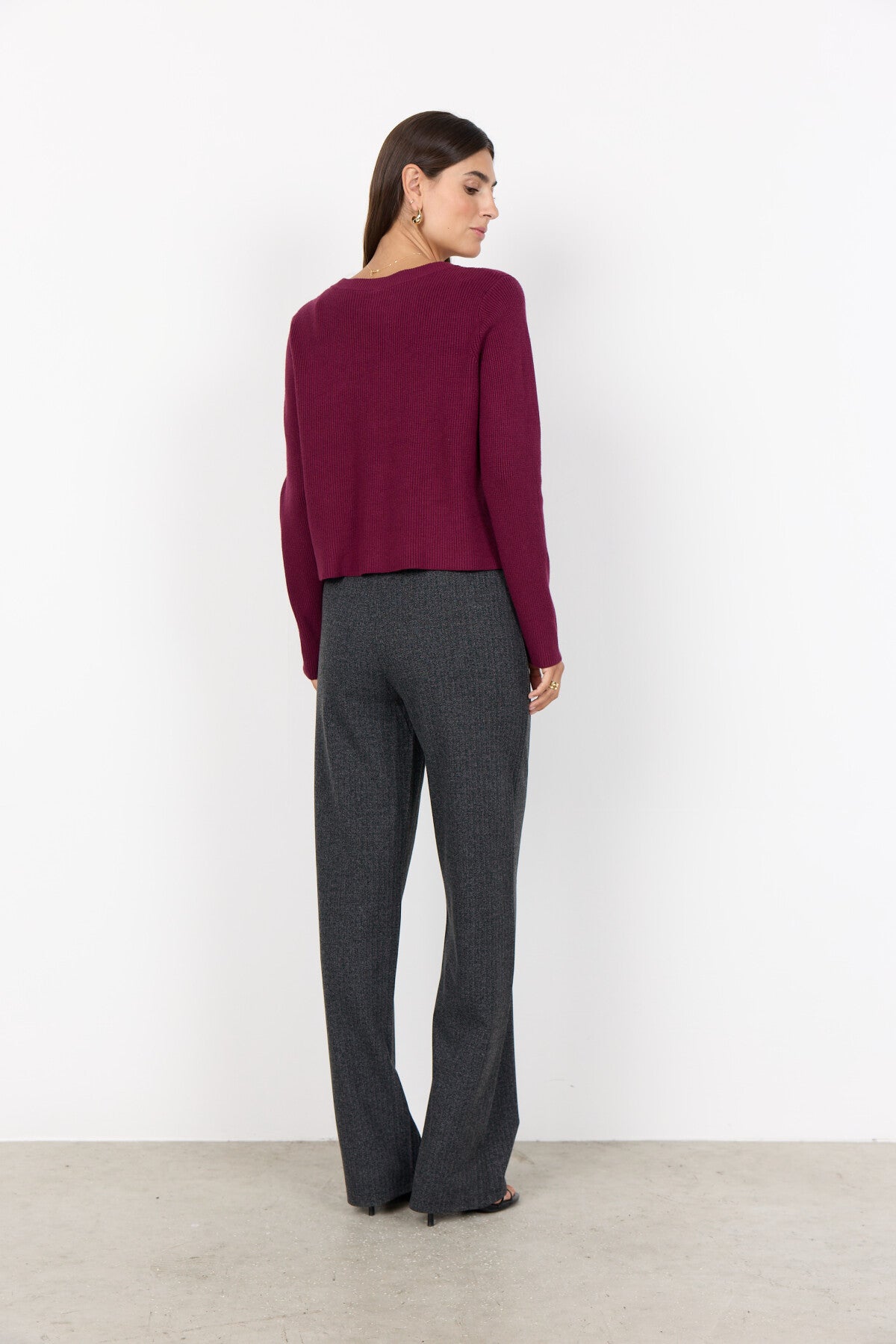 SC-KANITA 26 Cardigan Bordeaux