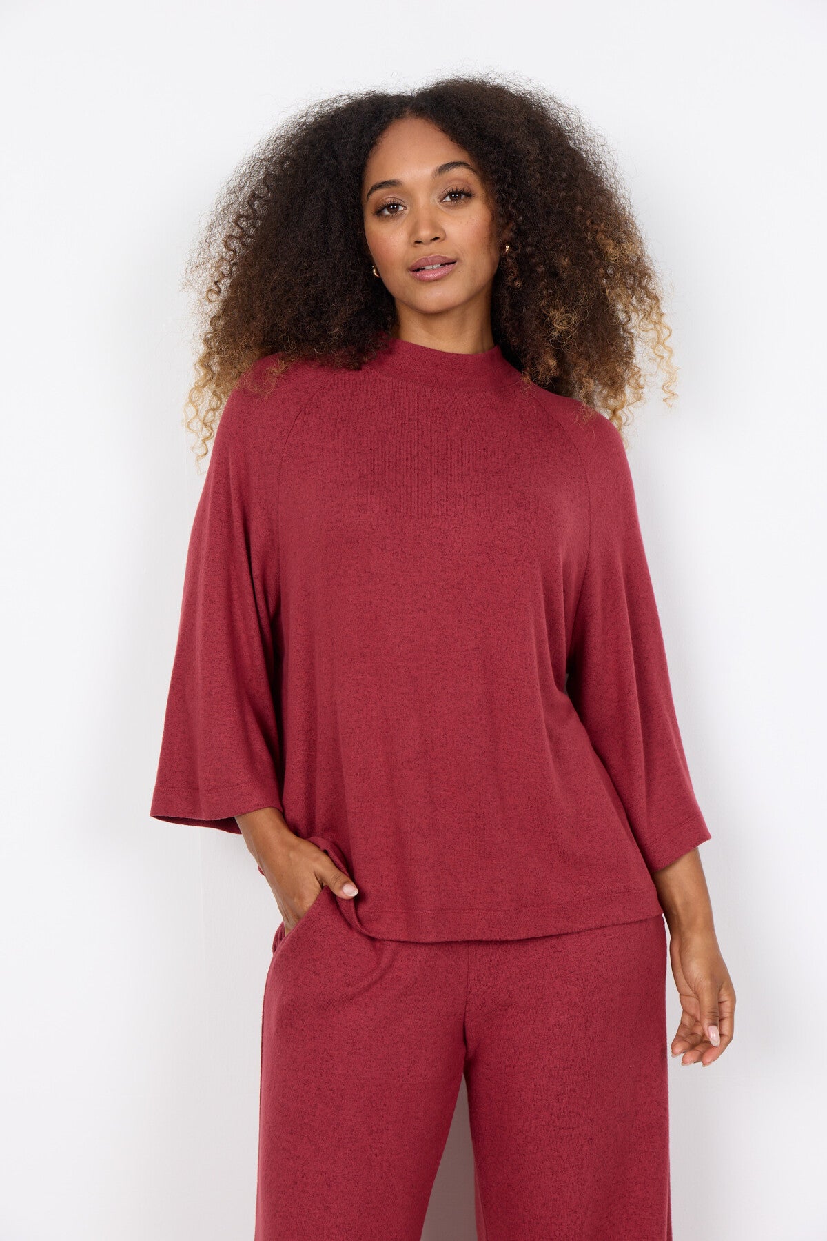 SC-BIARA 151 Blus Rubinröd