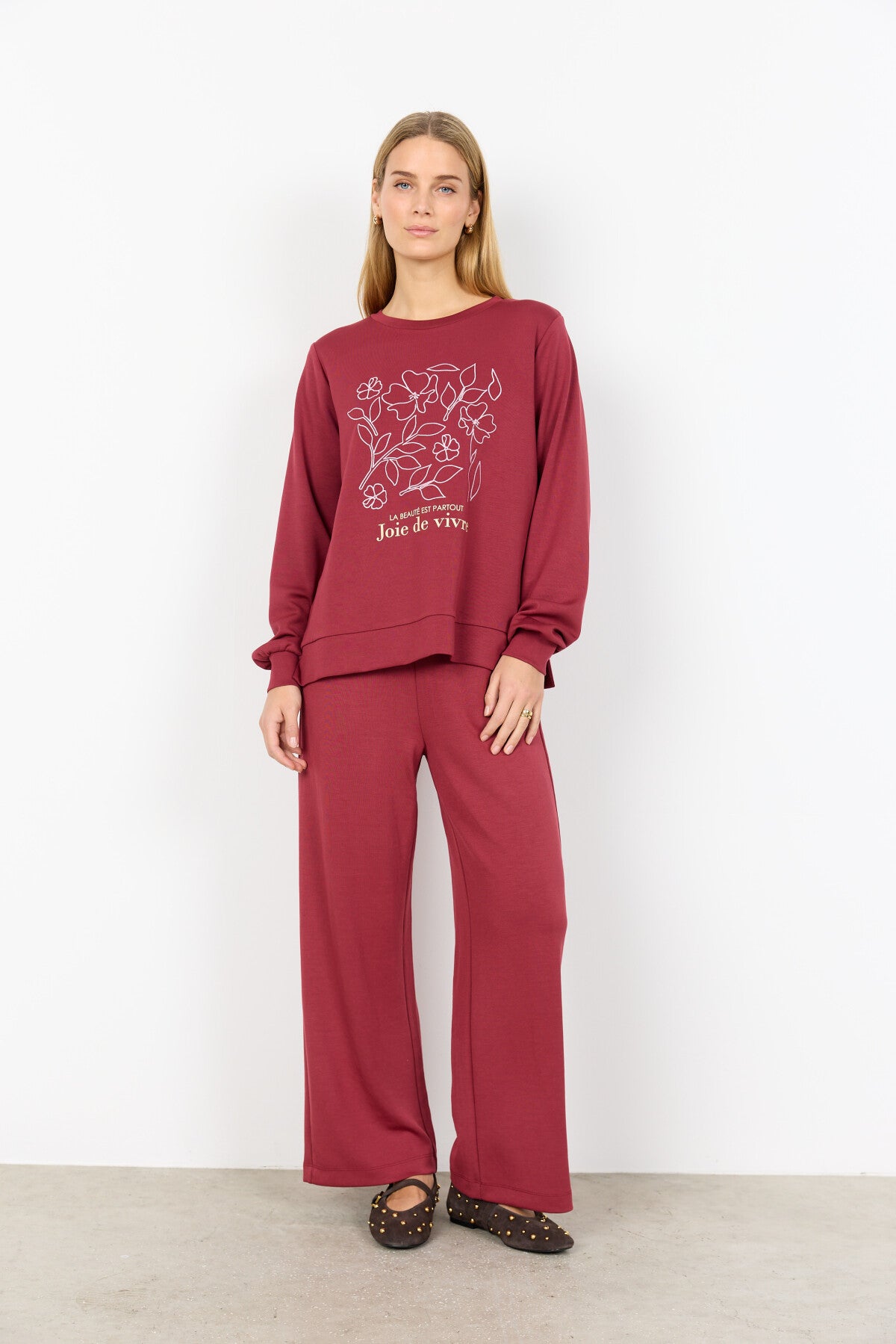 SC-BANU 287 Sweatshirt Rubinröd