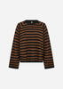 SC-ORLEAN STRIPE 14 Pullover Svart