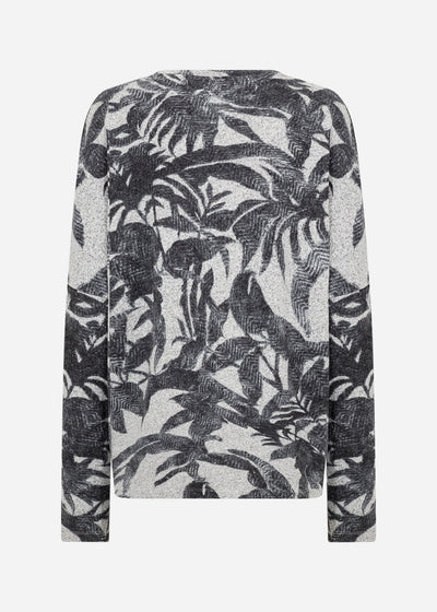 SC-BIARA AOP 152 Blus Ljusgrått