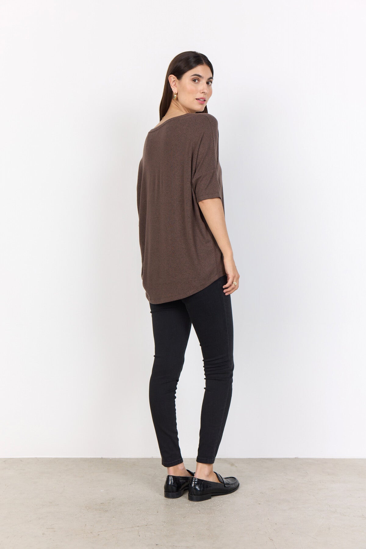 SC-BIARA 96 Blus Mörkbrun