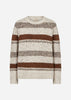 SC-HALINA YD 1 Pullover Mörk plommon