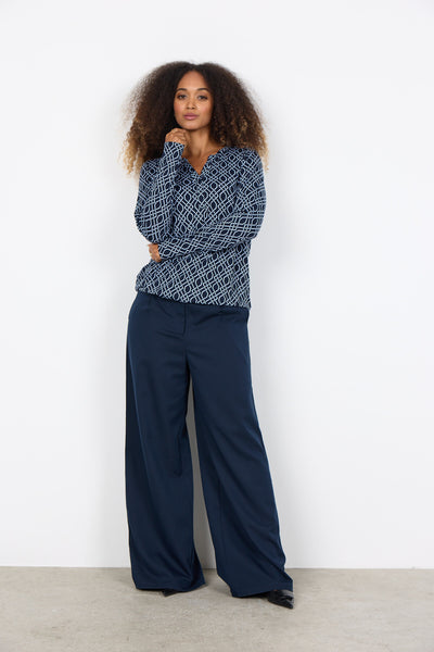 SC-FELICITY AOP 530 Blus Navy