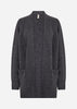 SC-GUNNA 13 Cardigan Mörkgrå