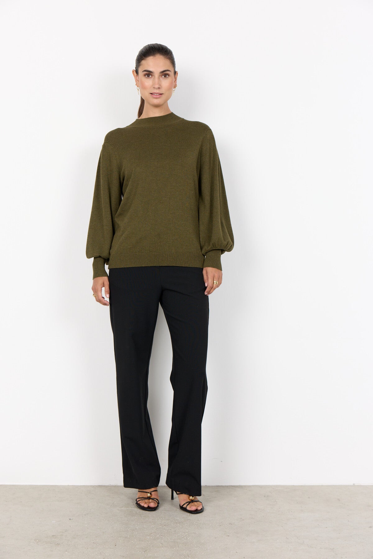 SC-DOLLIE 666 Pullover Mörkgrön