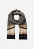 SC-HARALDINE AOP 1 Scarf Svart