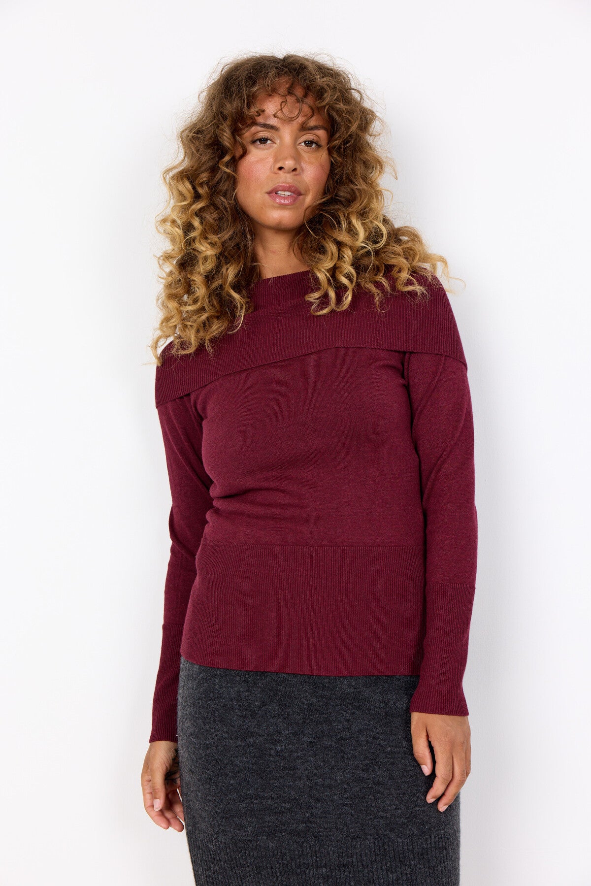 SC-DOLLIE 305 Pullover Bordeaux