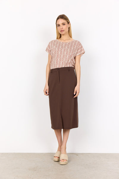 SC-FELICITY AOP 513 T-shirt Roströd