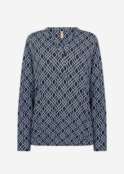 SC-FELICITY AOP 530 Blus Navy