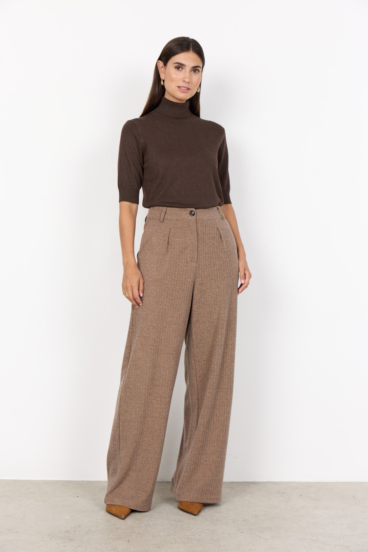 SC-DOLLIE 740 Pullover Mörkbrun